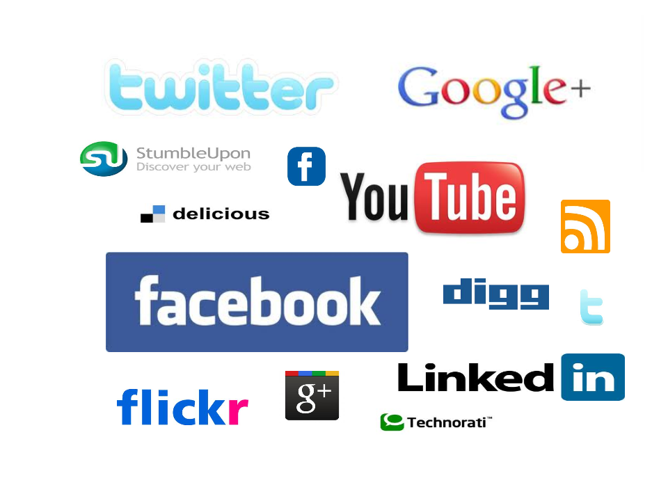 Social Media - Social Network Icon Collage