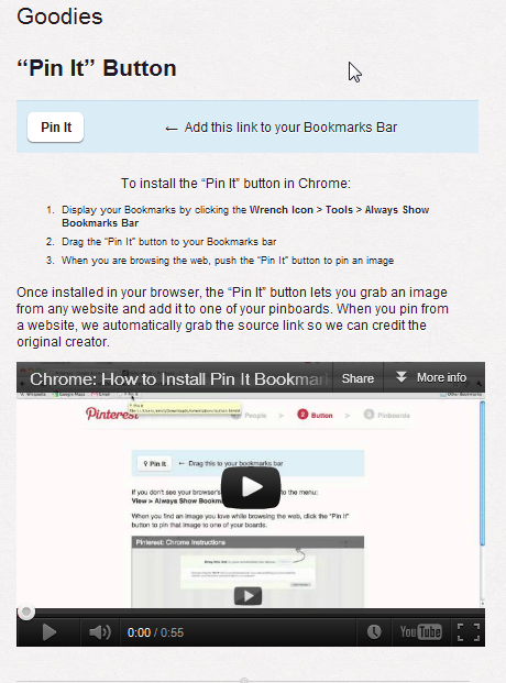 Pinterest Goodies and Apps