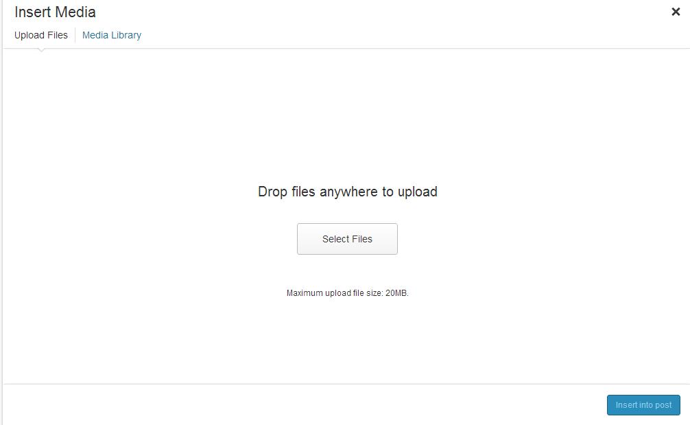drop files